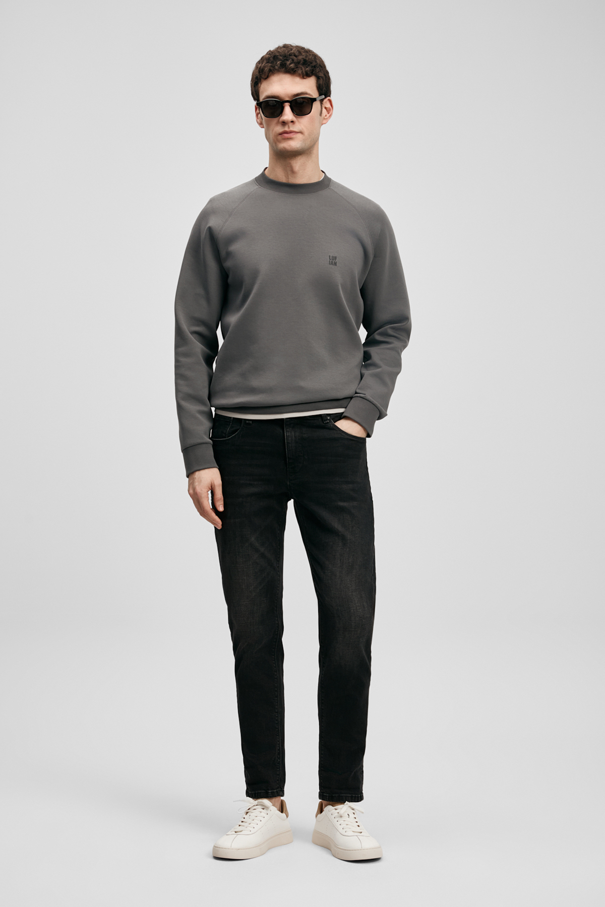 Wılıam Smart Jean Erkek Pantolon Slim Fit Antrasit - LUFIAN