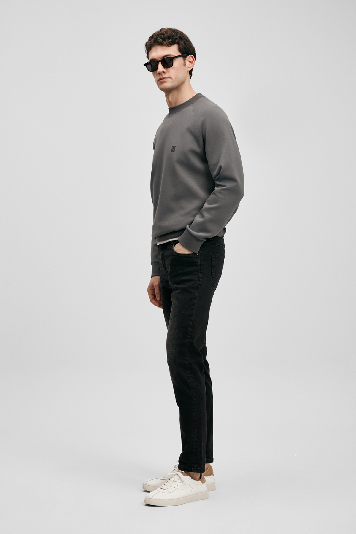 Wılıam Smart Jean Erkek Pantolon Slim Fit Antrasit - LUFIAN