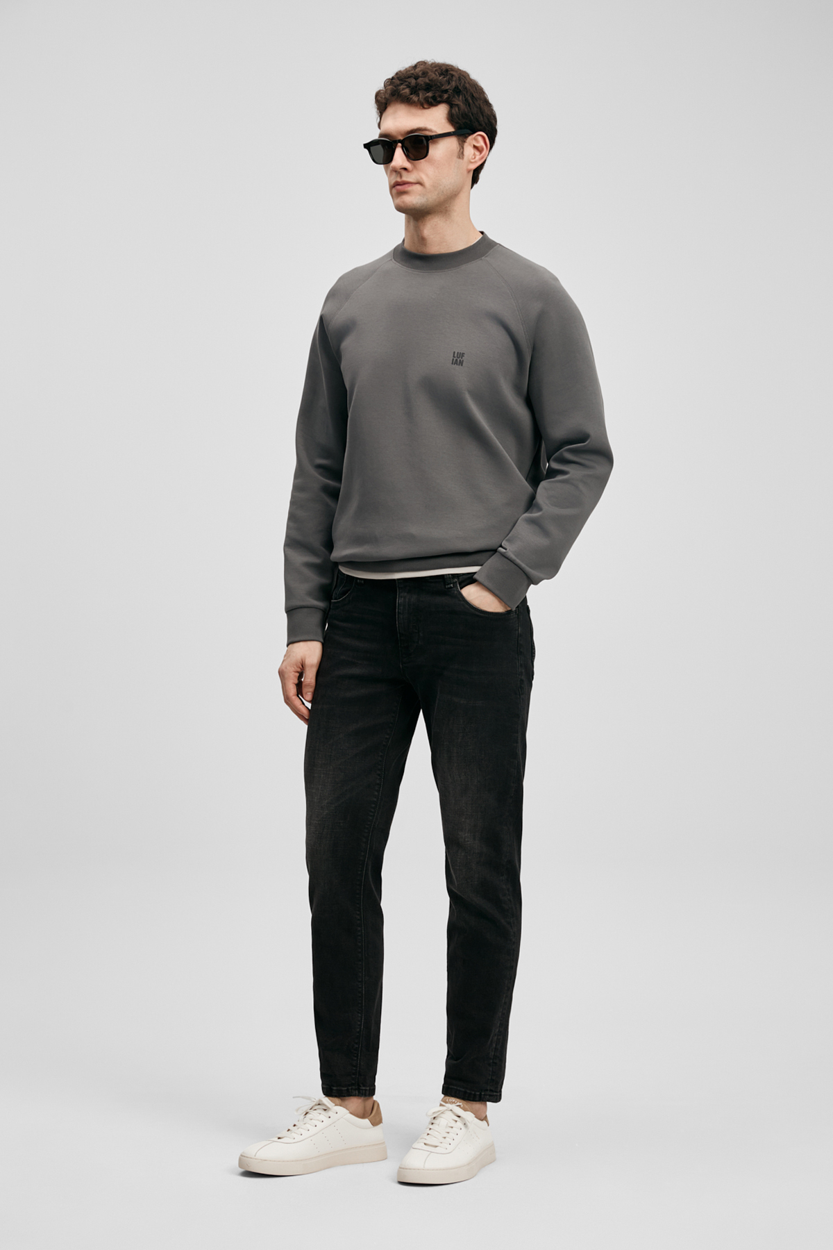 Wılıam Smart Jean Erkek Pantolon Slim Fit Antrasit - LUFIAN