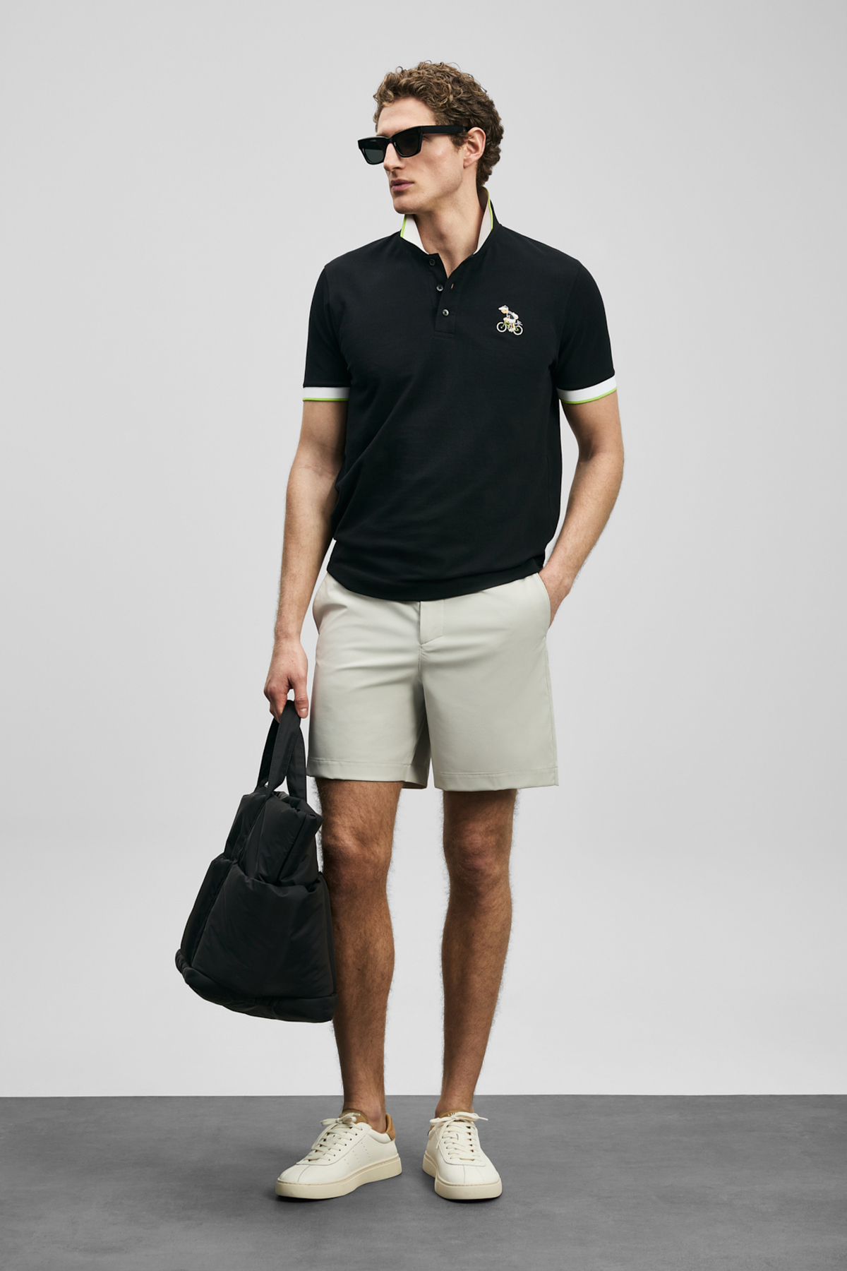 Zane Smart Erkek Polo Tişört Siyah - LUFIAN